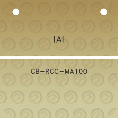 iai-cb-rcc-ma100