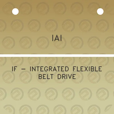 iai-if-integrated-flexible-belt-drive