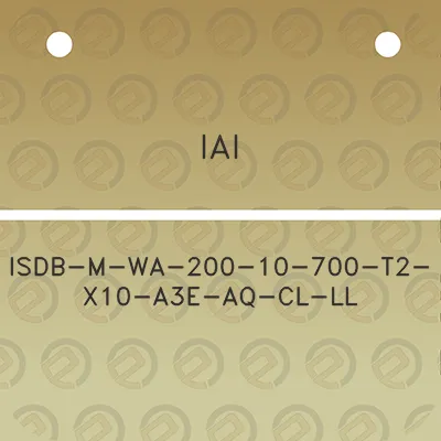 iai-isdb-m-wa-200-10-700-t2-x10-a3e-aq-cl-ll