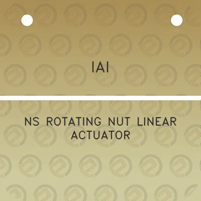 iai-ns-rotating-nut-linear-actuator