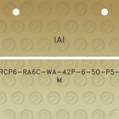 iai-rcp6-ra6c-wa-42p-6-50-p5-m