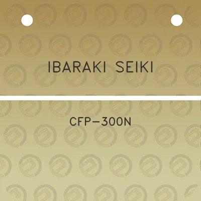 ibaraki-seiki-cfp-300n