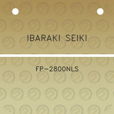 ibaraki-seiki-fp-2800nls