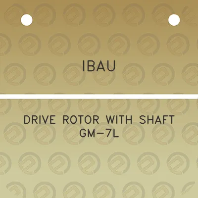 ibau-drive-rotor-with-shaft-gm-7l