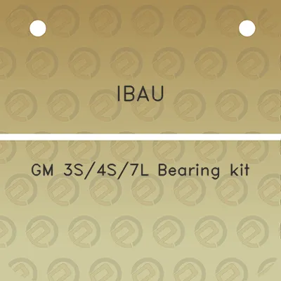 ibau-gm-3s4s7l-bearing-kit