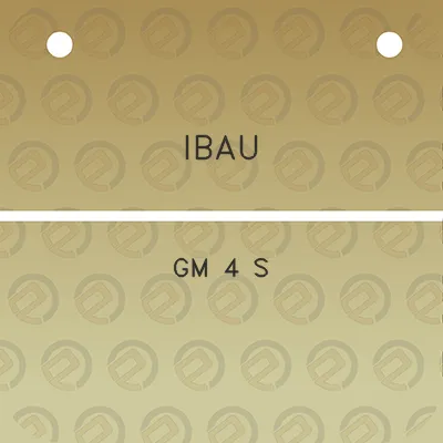 ibau-gm-4-s