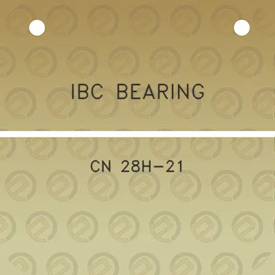 ibc-bearing-cn-28h-21