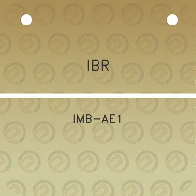 ibr-imb-ae1