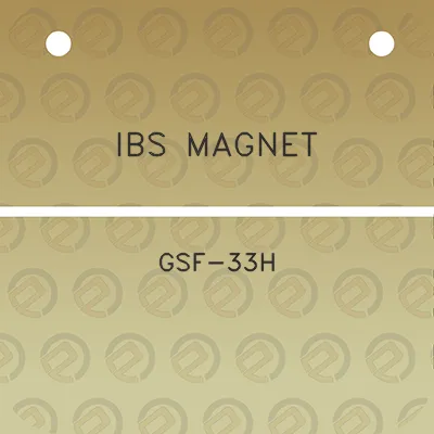 ibs-magnet-gsf-33h