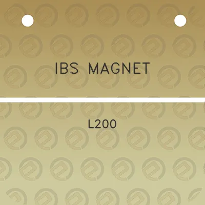 ibs-magnet-l200