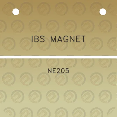 ibs-magnet-ne205