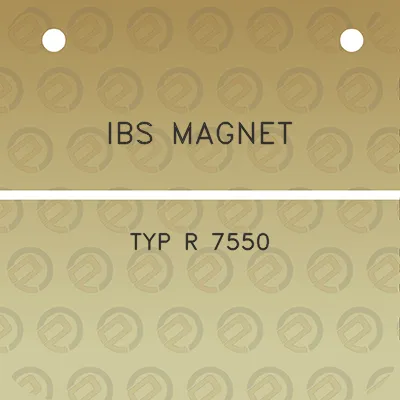 ibs-magnet-typ-r-7550