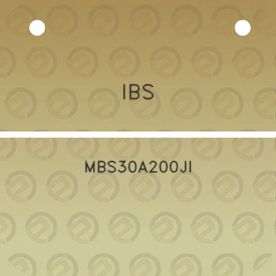 ibs-mbs30a200ji