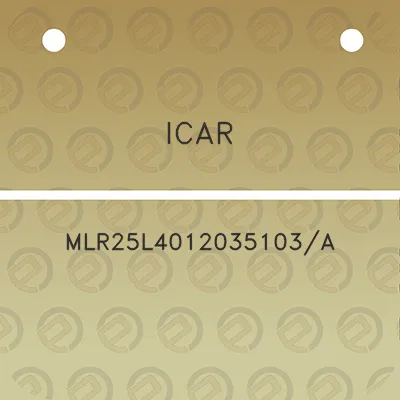 icar-mlr25l4012035103a