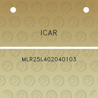 icar-mlr25l402040103