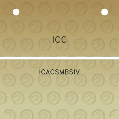 icc-icacsmbsiv