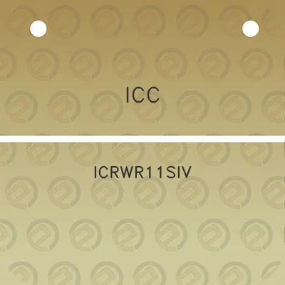 icc-icrwr11siv