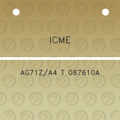 icme-ag71za4-t-087610a