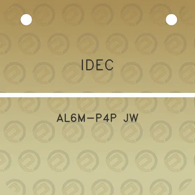 idec-al6m-p4p-jw