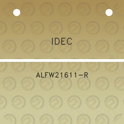 idec-alfw21611-r