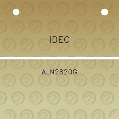 idec-aln2820g