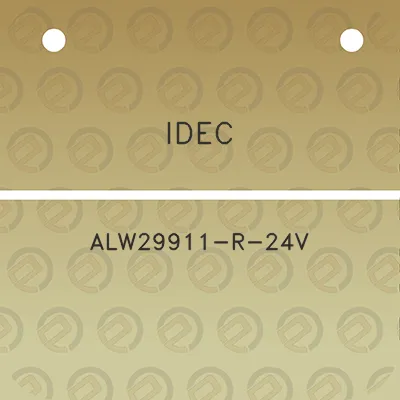 idec-alw29911-r-24v