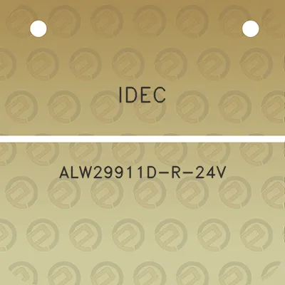 idec-alw29911d-r-24v