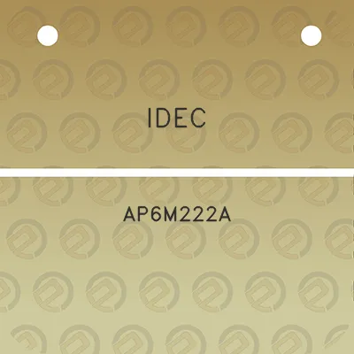 idec-ap6m222a