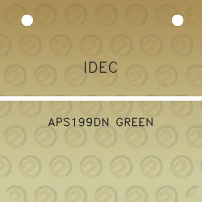 idec-aps199dn-green