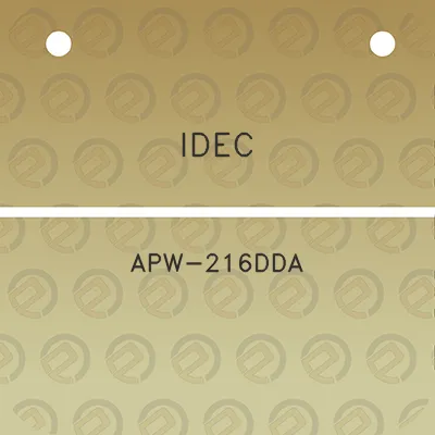 idec-apw-216dda