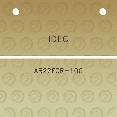 idec-ar22f0r-10g