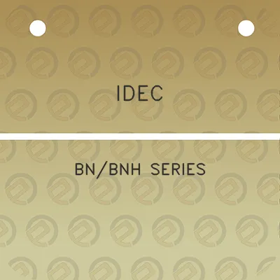 idec-bnbnh-series