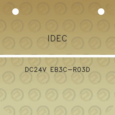 idec-dc24v-eb3c-r03d