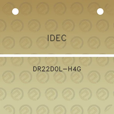 idec-dr22d0l-h4g