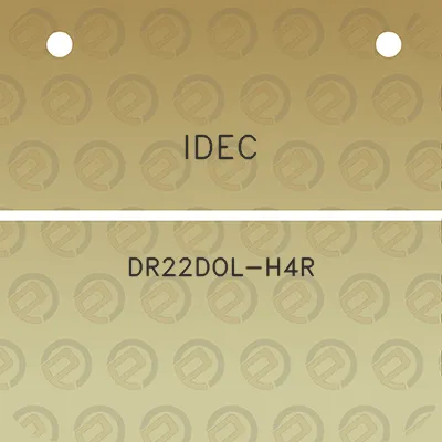 idec-dr22dol-h4r