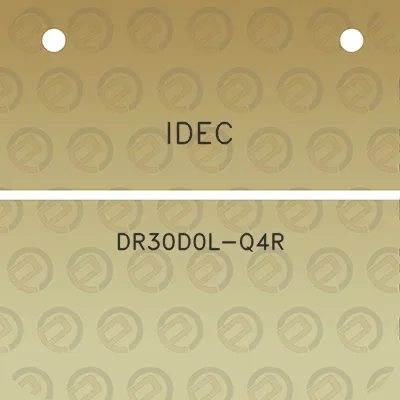 idec-dr30d0l-q4r