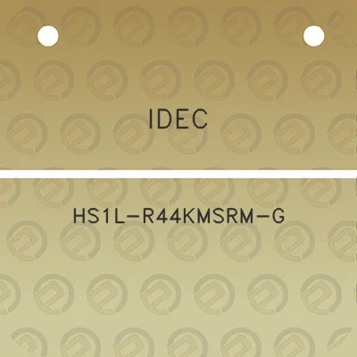 idec-hs1l-r44kmsrm-g