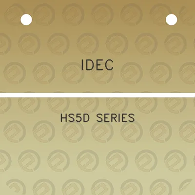 idec-hs5d-series