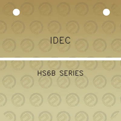 idec-hs6b-series