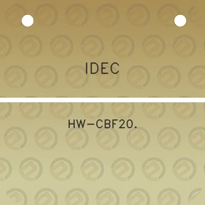 idec-hw-cbf20