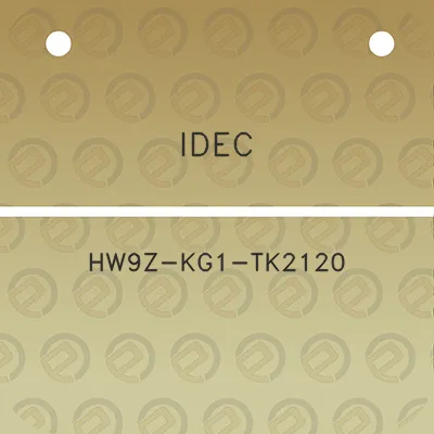 idec-hw9z-kg1-tk2120