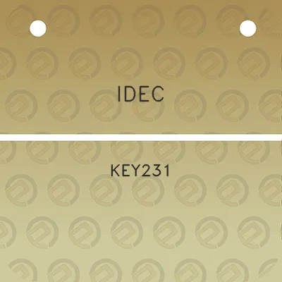 idec-key231