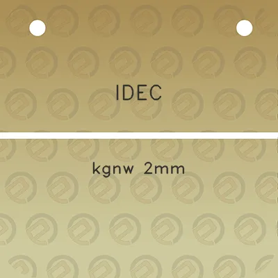 idec-kgnw-2mm