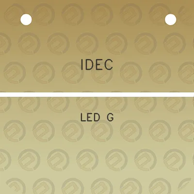 idec-led-g