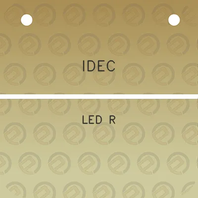 idec-led-r