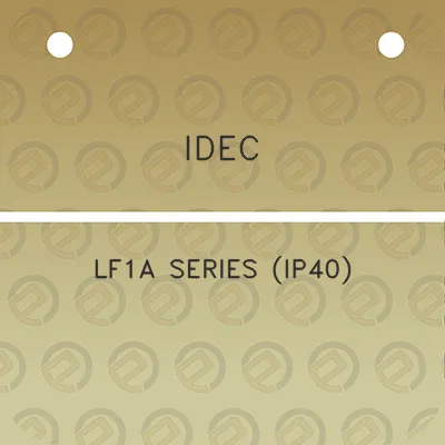 idec-lf1a-series-ip40