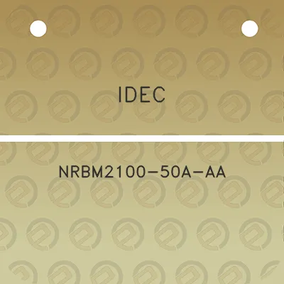 idec-nrbm2100-50a-aa