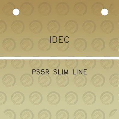 idec-ps5r-slim-line