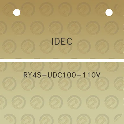 idec-ry4s-udc100-110v