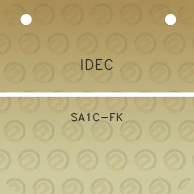 idec-sa1c-fk